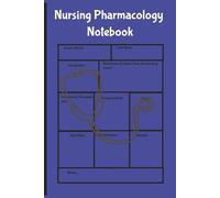 Nursing Pharmacology Notebook, Pocket Size 6 x 9: Nursing School Study Notebook Pocket Size