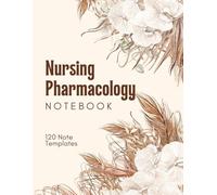 Nursing Pharmacology Study Notebook for Students: 120 Clean Templates, Nursing pharmacology notebook and workbook for students | Pharmacology notebook ... notebook, and nursing student note books
