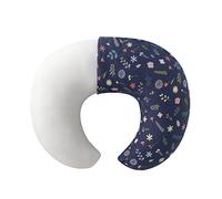 Nursing Pillow and Positioner with Cover for Breastfeeding and Bottle Feeding, Propping Baby, Tummy Time, Baby Sitting Support, Awake-Time Support (Plant, 22" x 17.7" x 5.9")