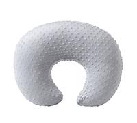 Nursing Pillow Cover, Minky Breastfeeding Pillow Slipcover Snugly Fits for Nursing Pillow for Baby Boys and Girls, Premium Quality Microfiber, Ultra Soft Comfortable (Glacier Gray)