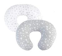 Nursing Pillow Covers (COVERS ONLY)2 Pack U Shaped Nursing Cushion Cover Slipcover Learning Sit Pillow Sheet Detachable Washable for Breastfeeding and Bottle Feeding