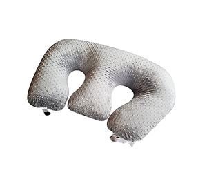 Nursing Pillow,Nursing Pillows Breastfeeding,Feeding Pillow,Multifunctional Nursing Pillow For Twins, Breastfeeding Pillow For Pregnant Women, Machine Washable Cotton Fabric Twin Support Pillow,Gray