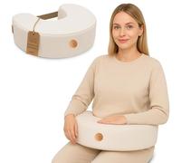 Nursing pillow with memory foam - Ergonomic breastfeeding support cushion for baby and mom Ideal for comfort during pregnancy and postpartum
