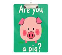 Nursing Pocket clipboard are You A Pig Hard Board for Nursing Student Trade Quest Size 9 x 12.5 Tabla para escribir