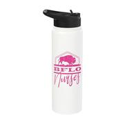 Nursing Pride Buffalo BFLO Design Stainless Steel Insulated Water Bottle