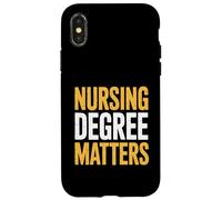 Nursing Professional Degree Matters Political Protest Case for iPhone X/XS
