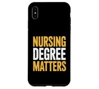 Nursing Professional Degree Matters Political Protest Case for iPhone XS Max