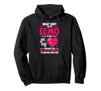Nursing Recovery Warrior Jet Lag ECMO Specialist Nurse Pullover Hoodie