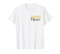 Nursing School Appreciation Pediatric Nurse Value Graphic T-Shirt, Men, White, L