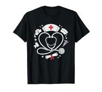 Nursing School Graduation Medical Cross Rn Pride Badge T-Shirt