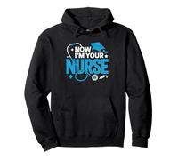 Nursing School Graduation Nurse Cap Diploma Rn Proud Graphic Pullover Hoodie