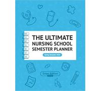 Nursing School Semester Planner Spring 2026 | 150+ Pages | Weekly & Monthly Planner for Nursing Students | Course, Exam, Assignment & Study Tracker