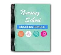Nursing School Success Bundle Notebook, for Nurse Students Clinical Report Notebook, Clipboard & Notepad Essential Student Accessories & Gifts for Nursing School Nurses