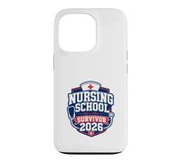 Nursing School Survivor 2026 Nurse Graduate Case for iPhone 13 Pro