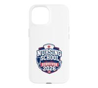 Nursing School Survivor 2026 Nurse Graduate Case for iPhone 15