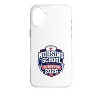Nursing School Survivor 2026 Nurse Graduate Case for iPhone 16 Plus