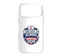 Nursing School Survivor 2026 Nurse Graduate Case for iPhone 17 Pro Max