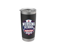 Nursing School Survivor 2026 Nurse Graduate Stainless Steel Insulated Tumbler