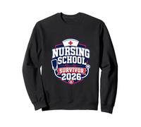 Nursing School Survivor 2026 Nurse Graduate Sweatshirt