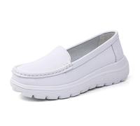 Nursing Shoes Women Nurse Shoes for Women, Medical Work Professionals Choice, Breathable Non Slip Easy Clean for Hospitals(White,7 UK)