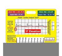 Nursing Student Badge - Rapid Interpretation Guide,Portable Ruler Supplies Measuring Tool for Hospital Medicine Clinical
