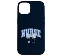 Nursing Student Coquette Bow Nurse School Light Blue Gingham Case for iPhone 13