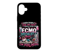 Nursing Survivor Squad Ask Me How ECMO Specialist Nurse Case for iPhone 16 Plus