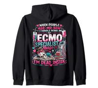 Nursing Survivor Squad Ask Me How ECMO Specialist Nurse Zip Hoodie