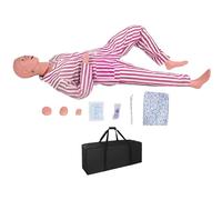 Nursing Training Manikin, Female Life Size Care Manikin Body Mannequin, Multifunctional Education Teaching Model, PVC Human Anatomy Model Care Simulator