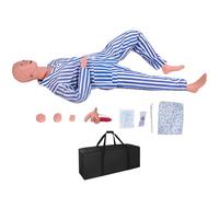 Nursing Training Manikin, Male Mannequin Full Body, Life Size Patient Care Nursing Medical Manikin, Multifunctional Education Teaching Model, Pvc Human Anatomical Model