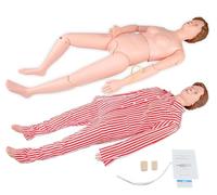 Nursing Training Mannequin, Life Size Full Body Model Female Medical Mannequin Medical Training Teaching First Aid Dummy for Training Geriatric Training Manikin Suitable