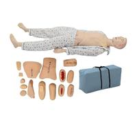 Nursing Training Mannequin - Life Size Geriatric Manikin for Essential Patient Care Skills and First Aid Practice