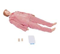 Nursing Training Mannequin, Life Size Patient Care Manikin with Hospital Gown And Replace Module, Realistic Simulation Design & Flexible And Configurable for Students Education Teaching,female