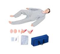 Nursing Training Mannequin, Medical Uman Manikins For Training Patient Care Manikin 17 Items Nurse Skills For Medical Training Institutions, Hospitals, Emergency Services(Male)
