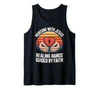 Nursing with Jesus Healing Hands Guided by Faith Tank Top