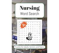 Nursing Word Search Puzzle Book: Word Searches with Easy to Read Print about Nursing, Hospitals, Healthcare, and More | 6x9 inches, 110 pages | 55 ... Gift for Vacations, Holidays, and Free Times
