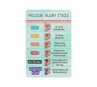 Nursing Wound Assessment Staging Chart Poster