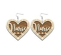 Nursings Earrings Nursings Earrings Classic Nurses Hats And The Spirit Of The Nurses Selflessness The Gift Earrings Given To The Nurses Earring Jewelry for Mother Valentine's Day (Rose Gold, One Size)