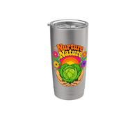 Nurture Nature Retro Cabbage Garden Stainless Steel Insulated Tumbler