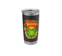 Nurture Nature Retro Cabbage Garden Stainless Steel Insulated Tumbler