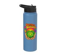 Nurture Nature Retro Cabbage Garden Stainless Steel Insulated Water Bottle