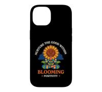 Nurture The Good Within Blooming Positivity Yoga Case for iPhone 14