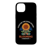 Nurture The Good Within Blooming Positivity Yoga Case for iPhone 14 Plus