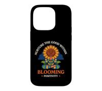 Nurture The Good Within Blooming Positivity Yoga Case for iPhone 14 Pro