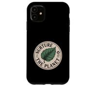 Nurture The Planet Leaf Design for Environmental Awareness Case for iPhone 11