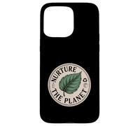 Nurture The Planet Leaf Design for Environmental Awareness Case for iPhone 15 Pro Max