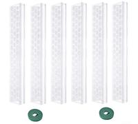 Nurture Your For Climbing Plants with Sturdy 17 Inch Stackable Plastic Moss Poles Made to Last (6pcs)