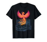 Nurturing New Beginnings Phoenix Design T-Shirt