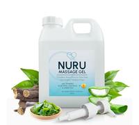 Nuru Massage Gel 1000ml Rectangle, Organic Aloe Vera & Seaweed, Water Based