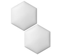 NURUGURE 2 Pack Hexagon Soft Wall Cushion Panels Upholstered Soft Upholstered 3D Wall Decor for Headboard Playroom Childrens Room